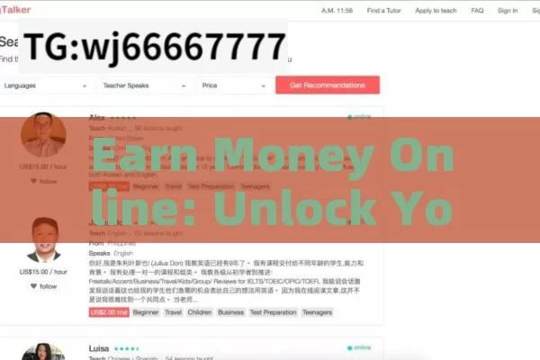 Earn Money Online: Unlock Your Potential