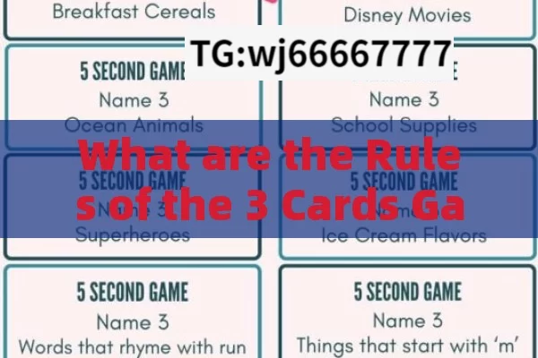 What are the Rules of the 3 Cards Game? Unravel the Mystery